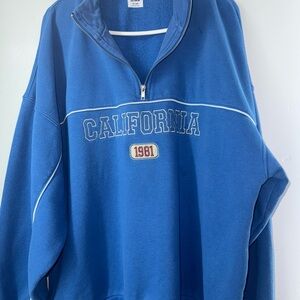 Cotton On Blue Crew Neck Sweater California Style